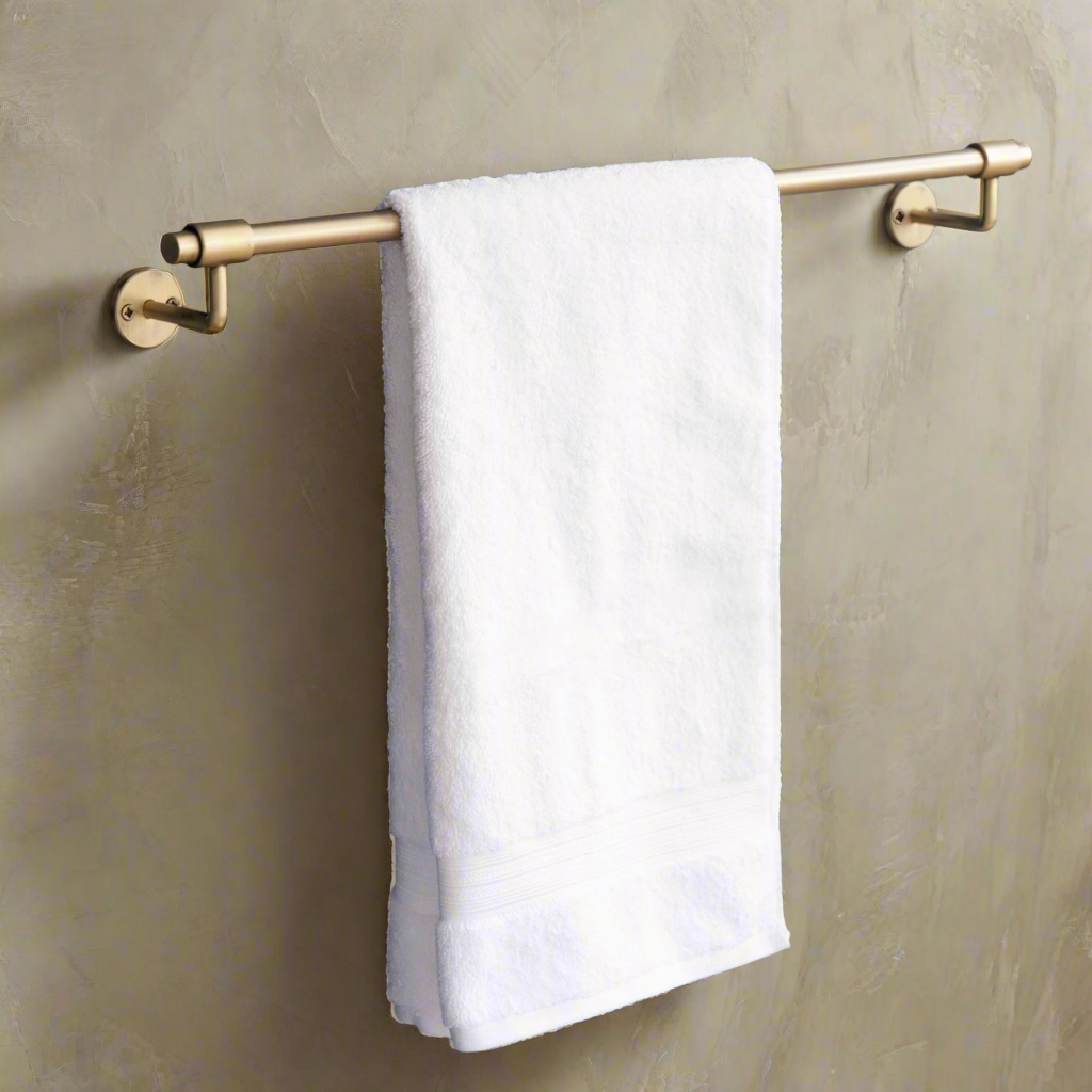 Brushed Brass Towel Rail