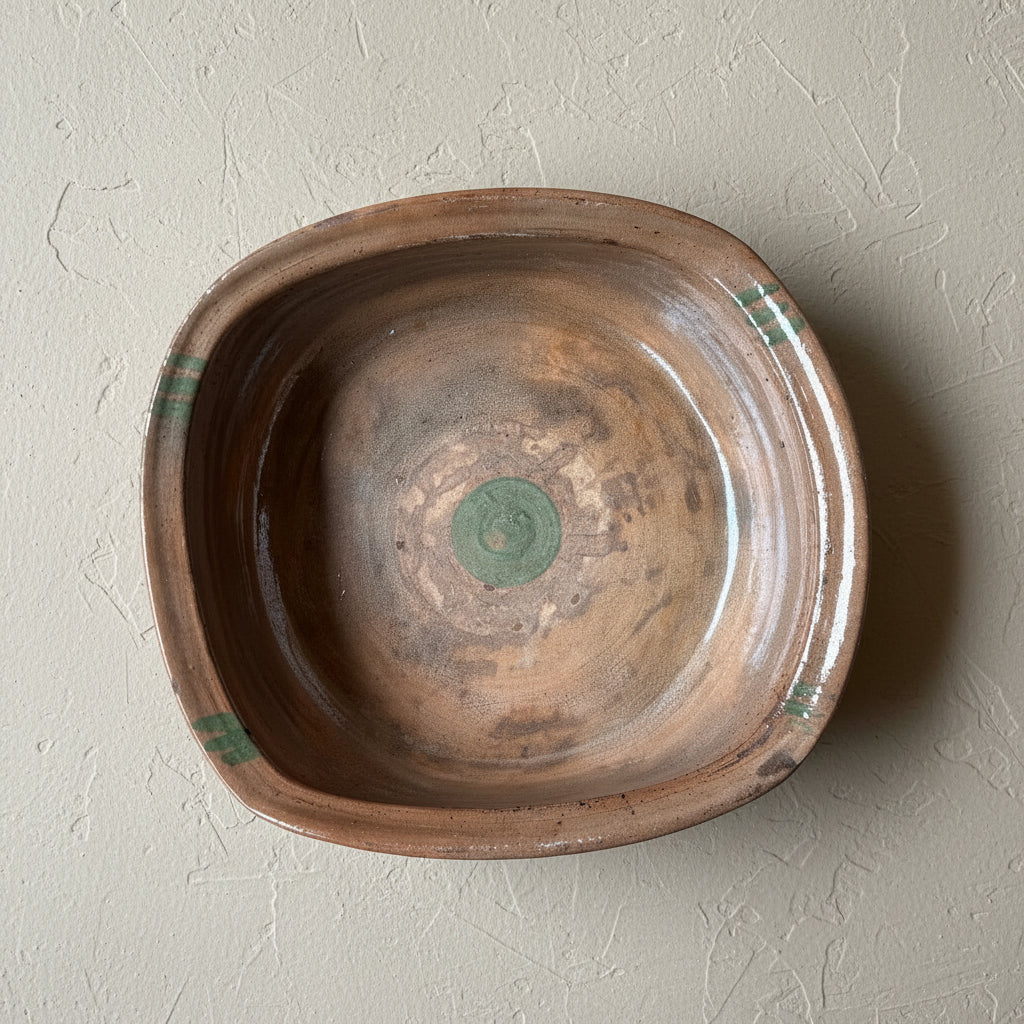 Vintage Hungarian Terracotta Dish