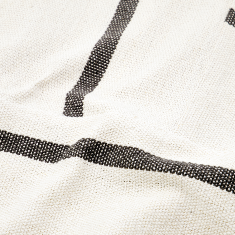 Mocha Stripe Bedspread - Design Vintage