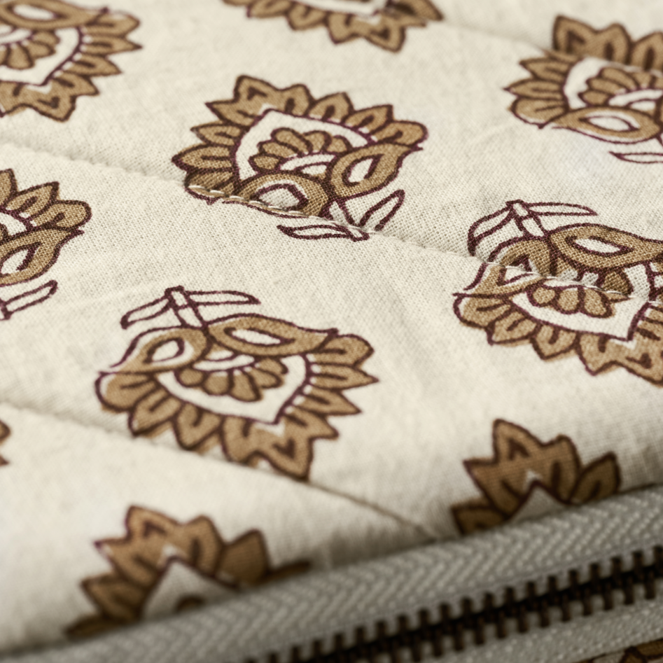 Beige Florie Laptop Case - Design Vintage