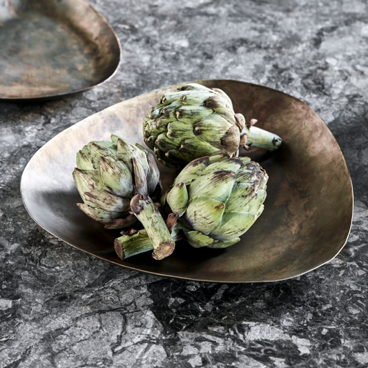 Antique Iron Tray - Design Vintage