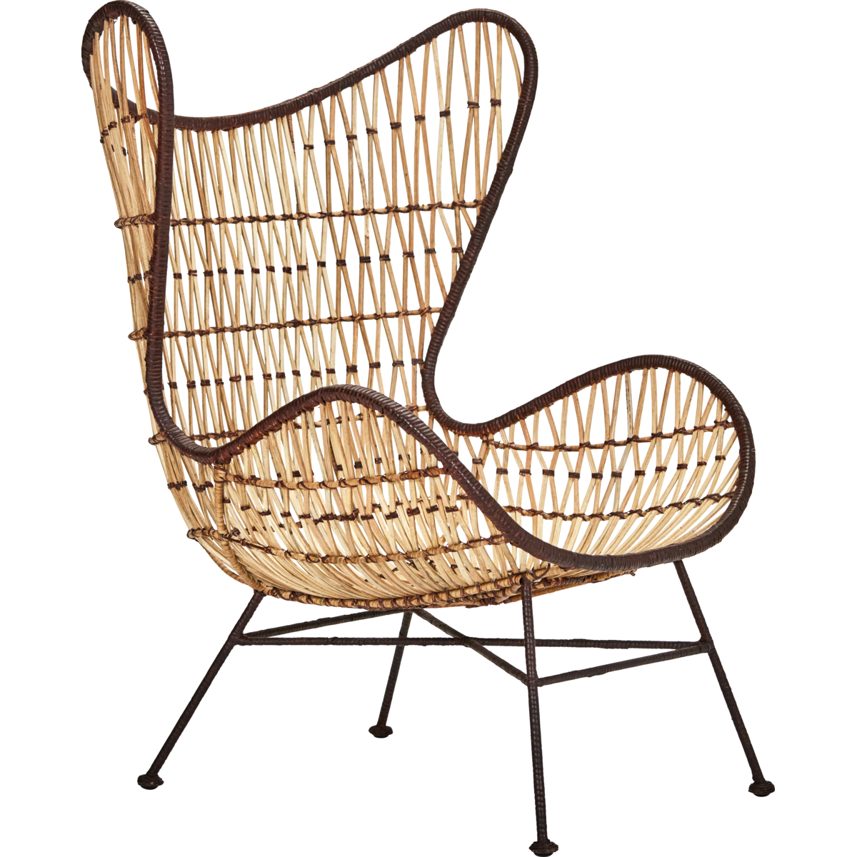 Natural Rattan Egg Chair - Design Vintage