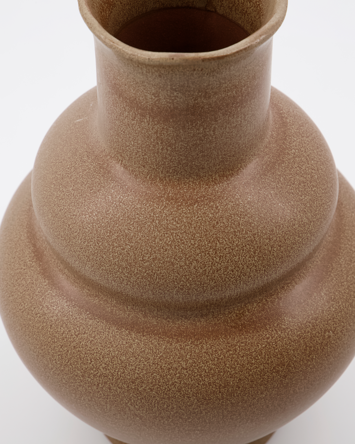 Camel Stoneware Vase