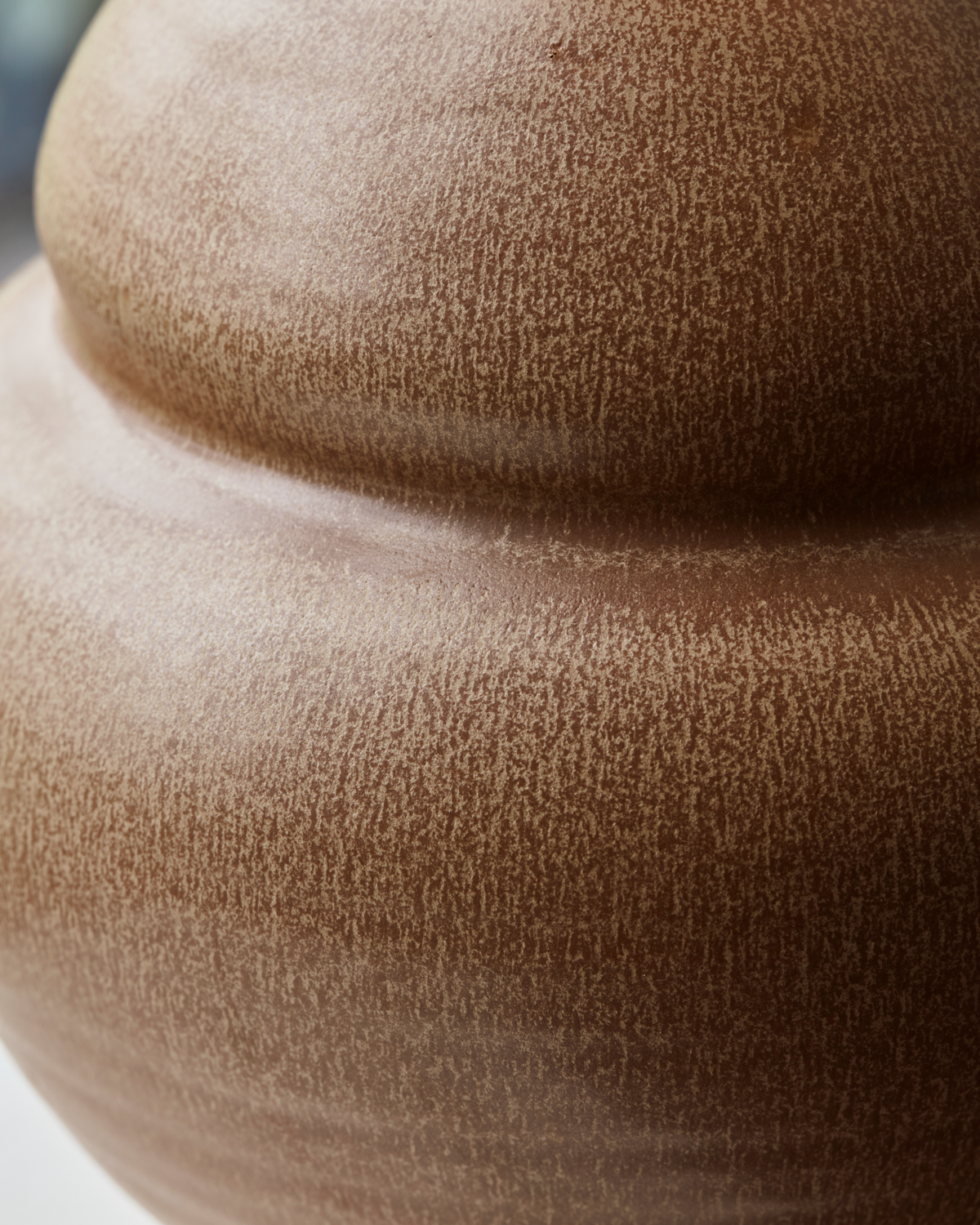Camel Stoneware Vase