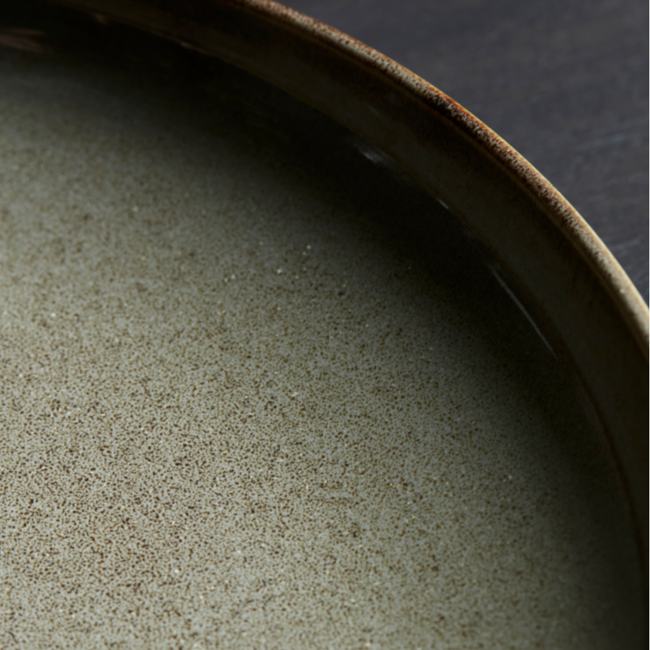 Handcrafted Olive Serving Dish