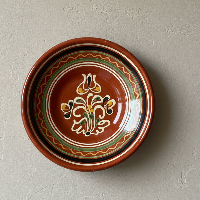 Vintage Hungarian Folk Bowl