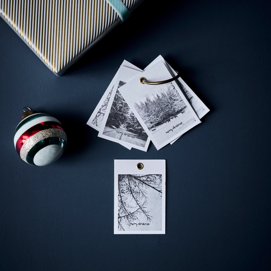 Set of Winter Gift Tags - Design Vintage