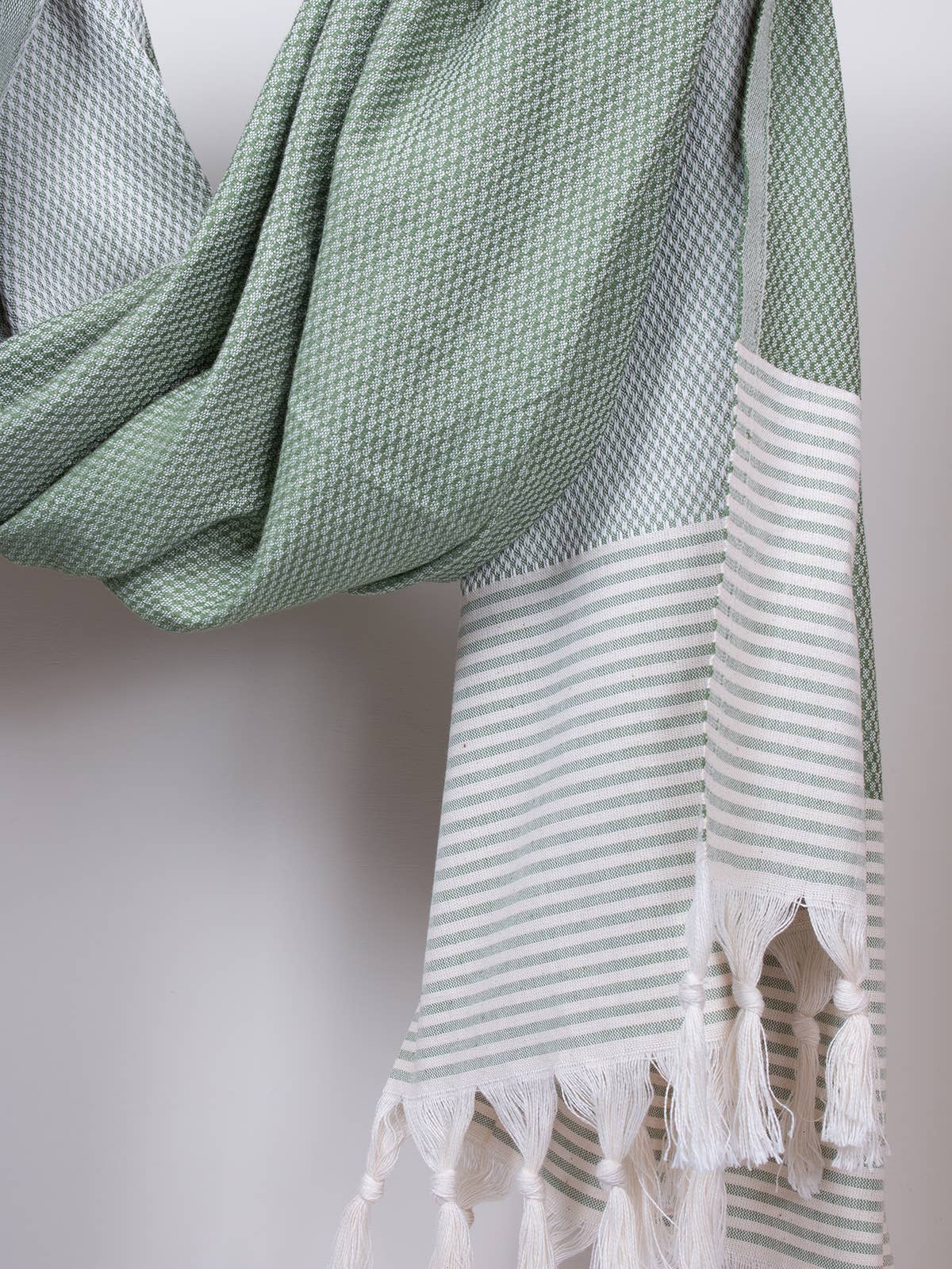 Amalfi Olive Hammam Towel - Design Vintage
