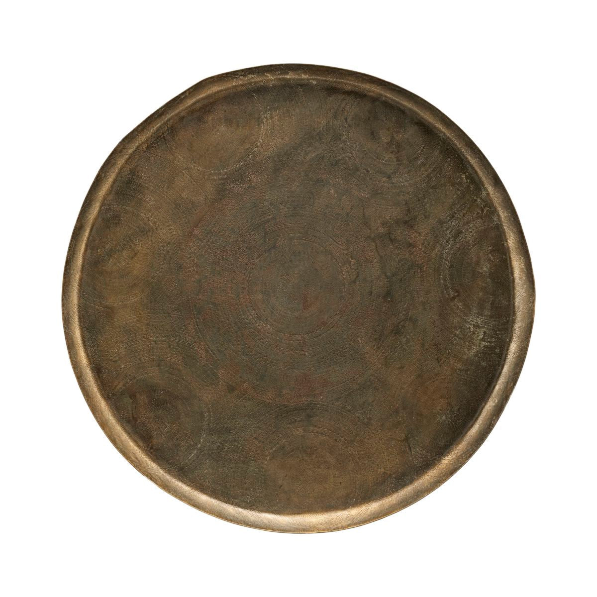 Antique Brass 80cm Tray - Design Vintage