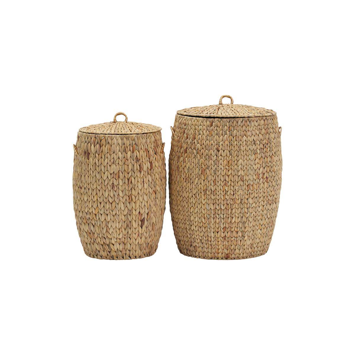 Water Hyacinth Laundry Baskets - Design Vintage