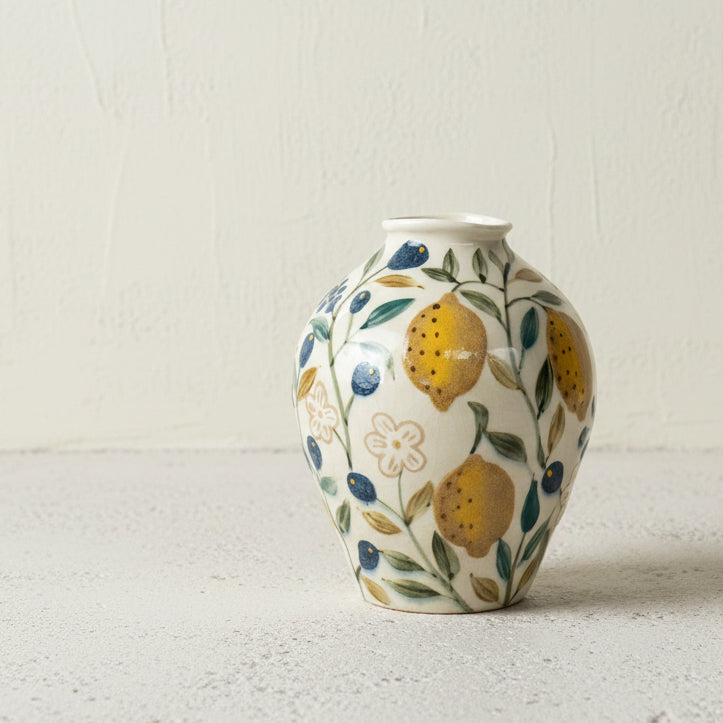 Lemon Glaze Vase