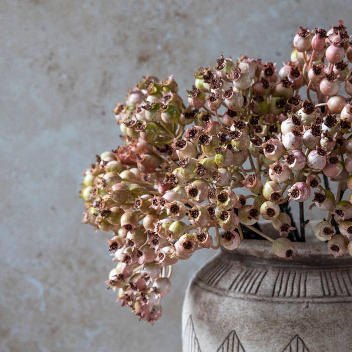 Faux Rose Hip Bunch - Design Vintage