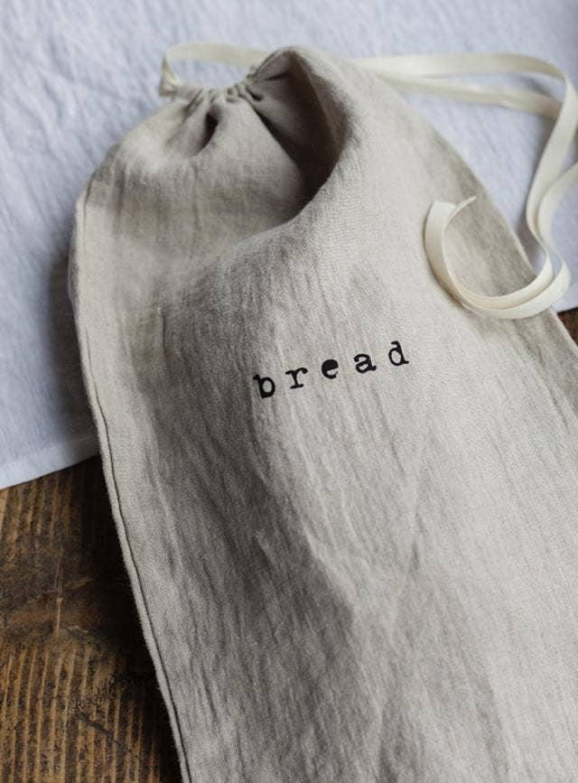 Printed Linen Bread Bag - Design Vintage