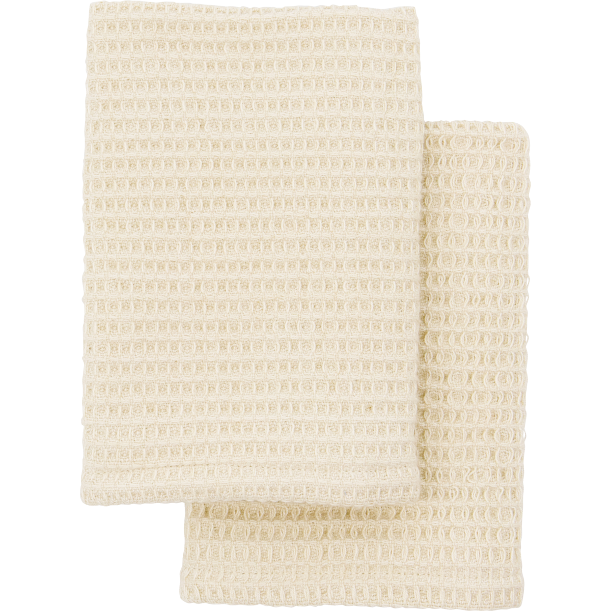 Set of Sand Waffle Dish Cloths - Design Vintage