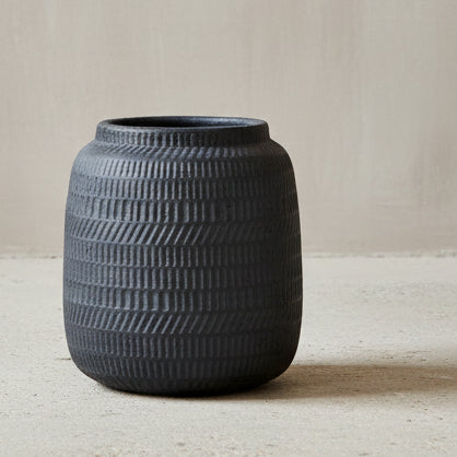 Kamalo Black Vase - Design Vintage