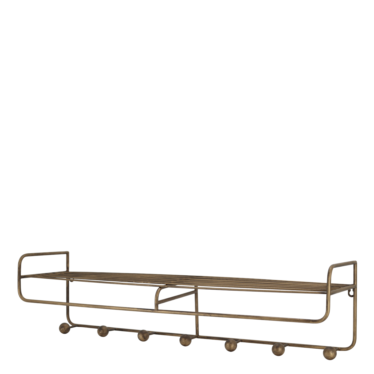 Antique Brass Hanging Rack - Design Vintage