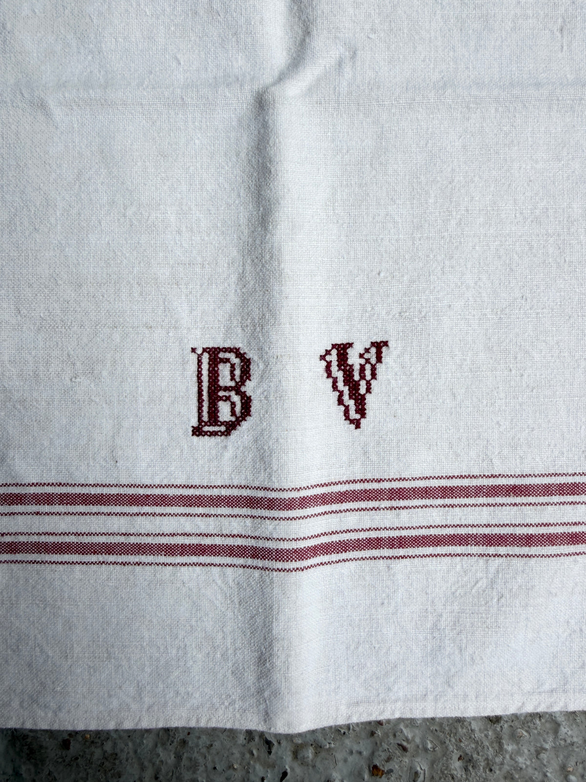 Vintage Linen Tea Towel
