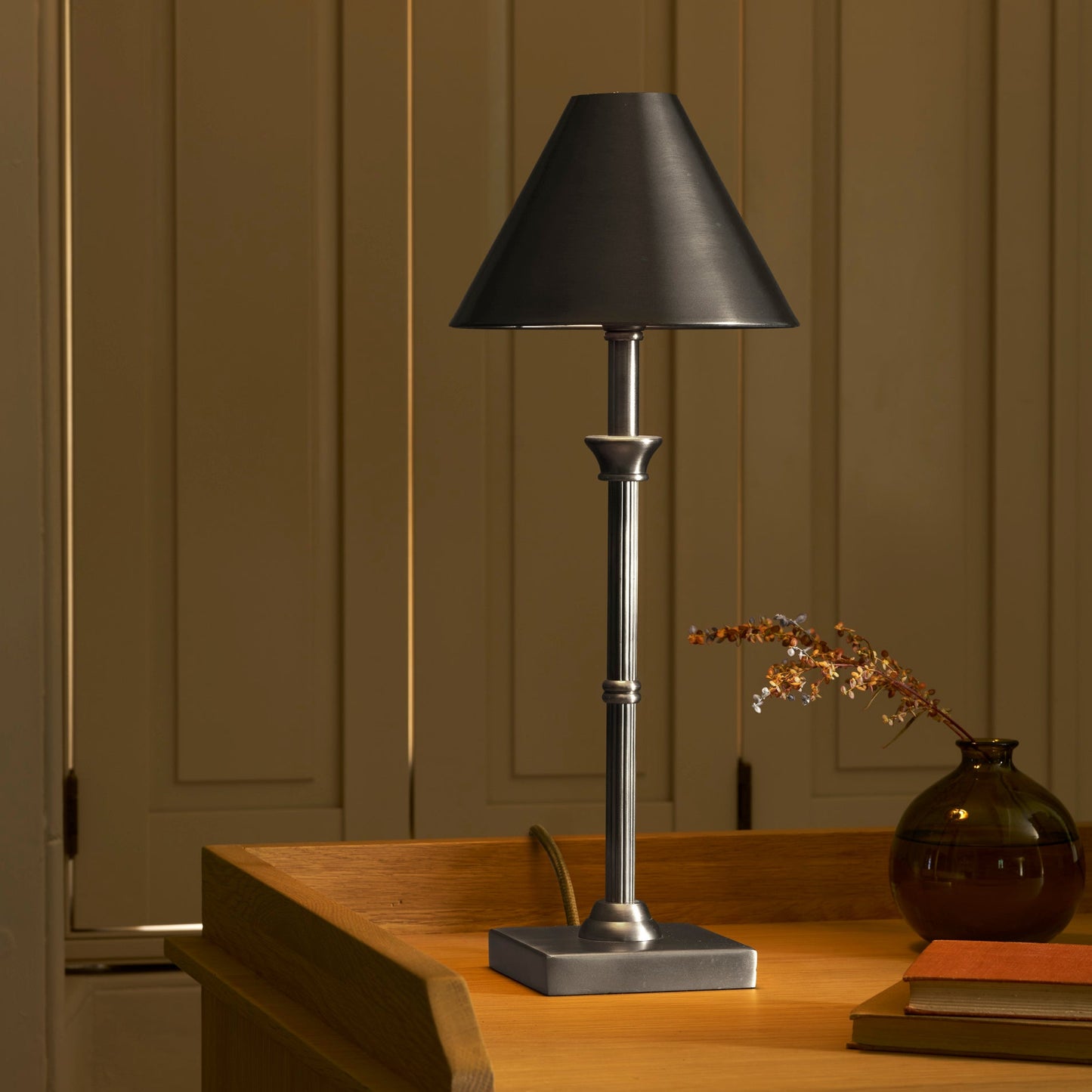 Brushed Nickel Table Lamp
