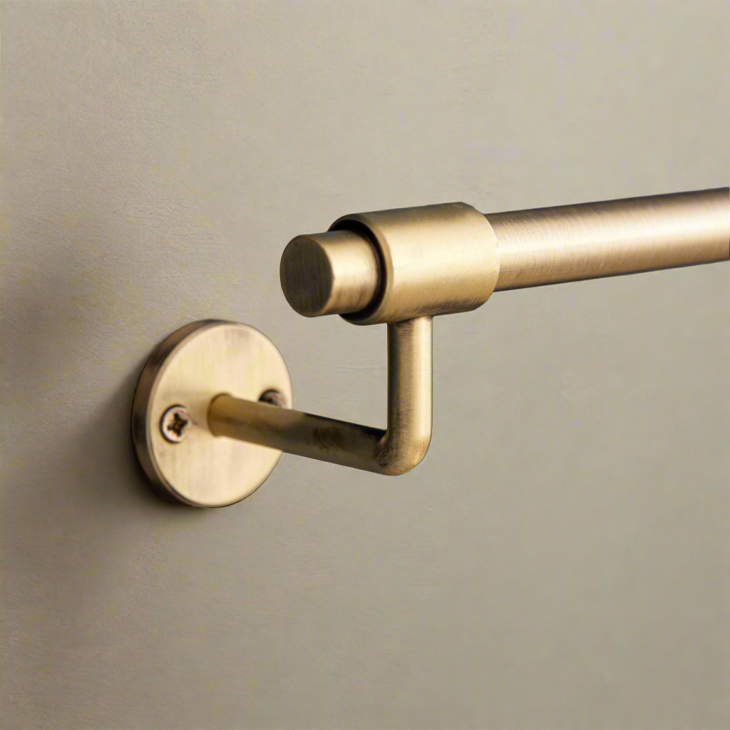 Brushed Brass Towel Rail