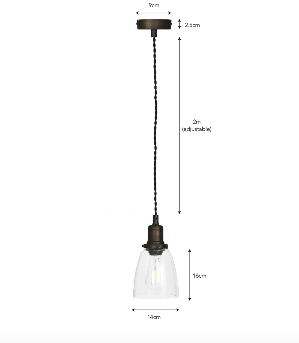 Camden Dome Single Pendant - Design Vintage