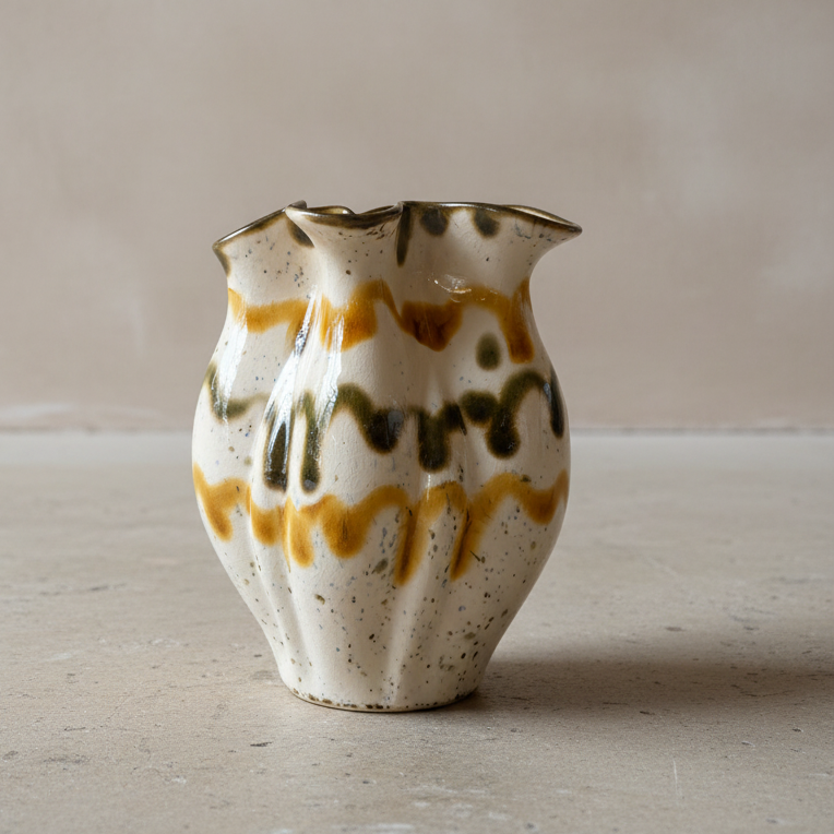 Oslo Ruffle Vase - Design Vintage