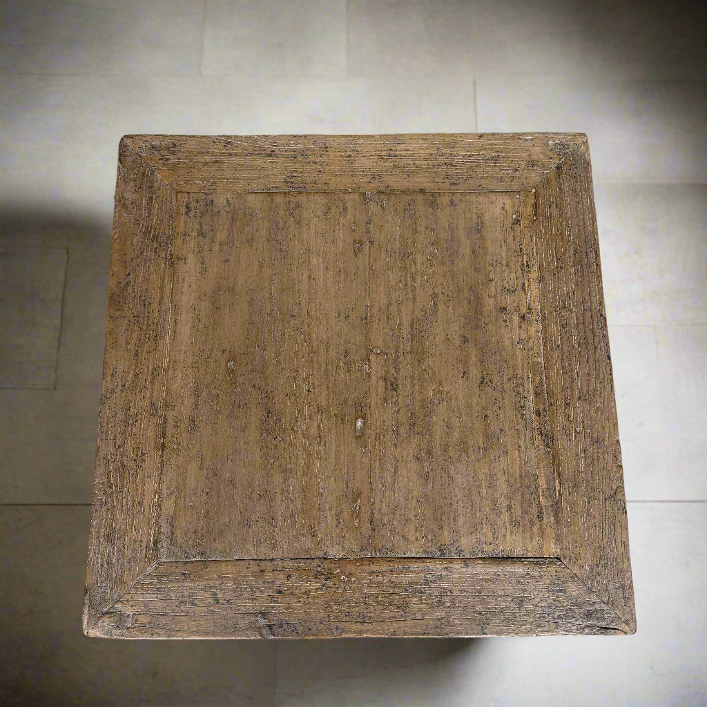 Vintage Elm Table 'Finn' - Design Vintage