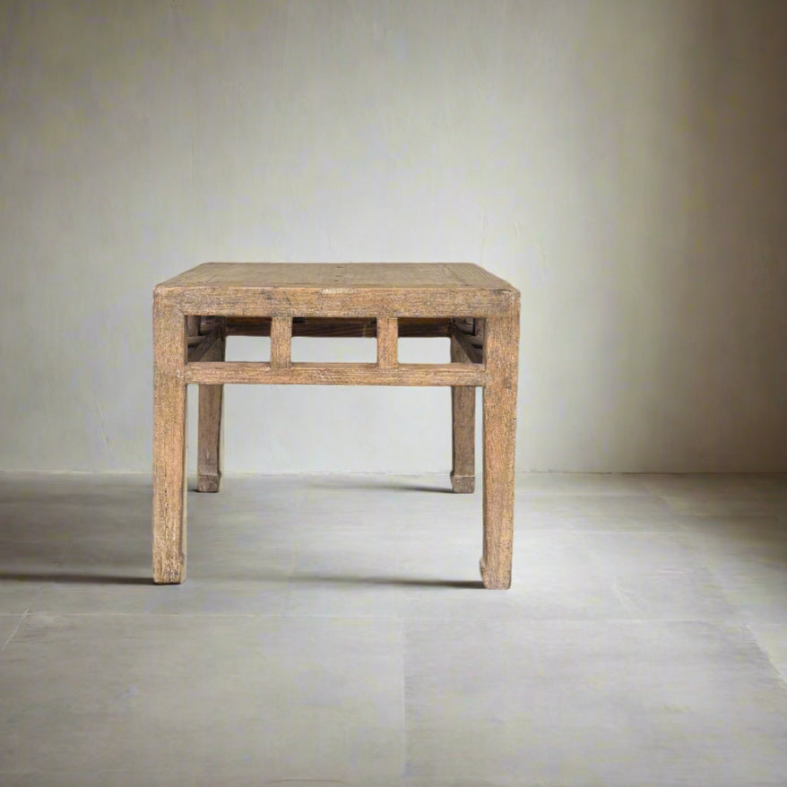 Vintage Elm Table 'Finn' - Design Vintage