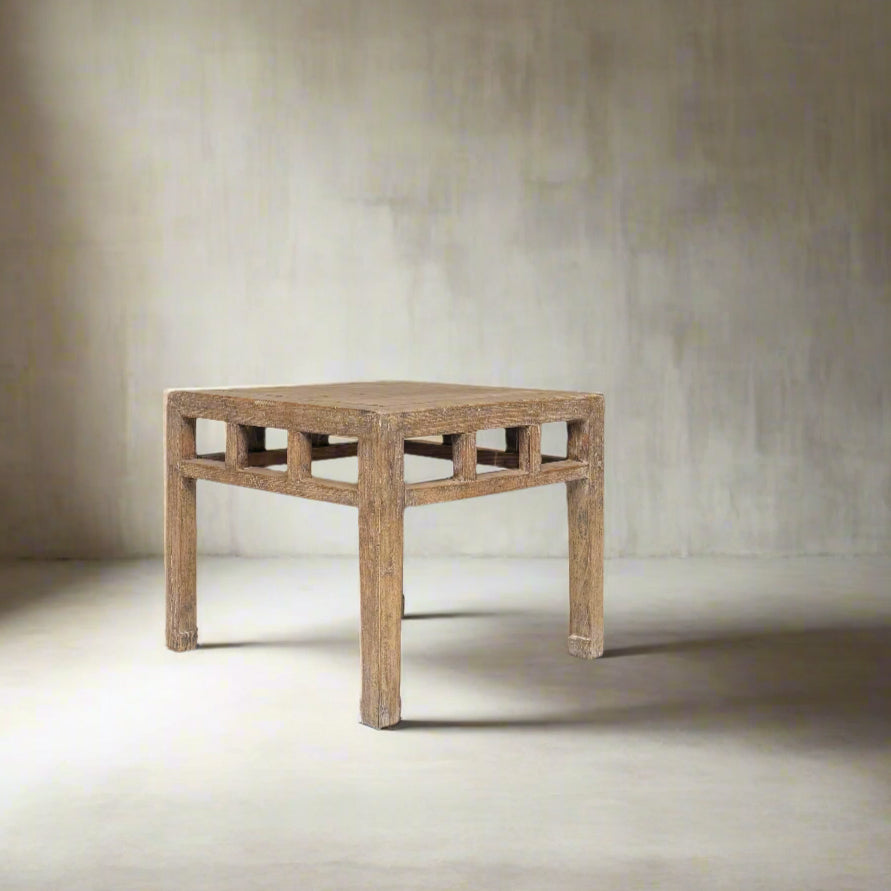 Vintage Elm Table 'Finn' - Design Vintage