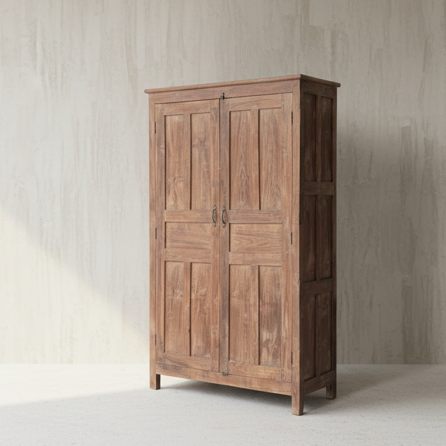 Vintage Teak Cupboard 'Amelie' - Design Vintage