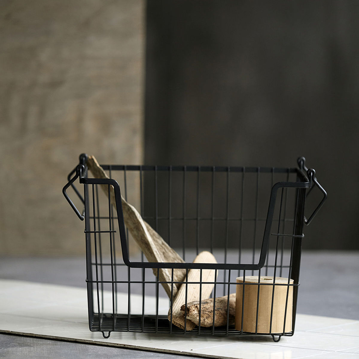 Medium Stackable Baskets - Design Vintage