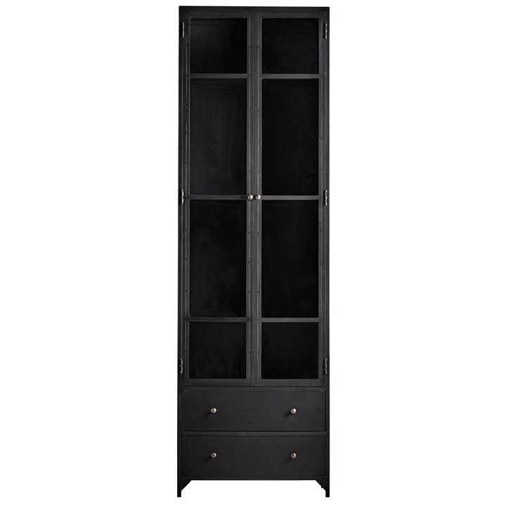 Black Iron High Cabinet - Design Vintage