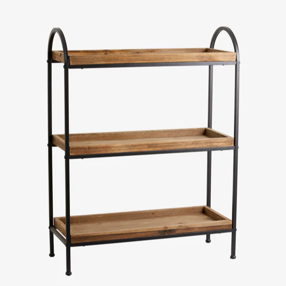 Reclaimed Wood & Iron Rack - Design Vintage