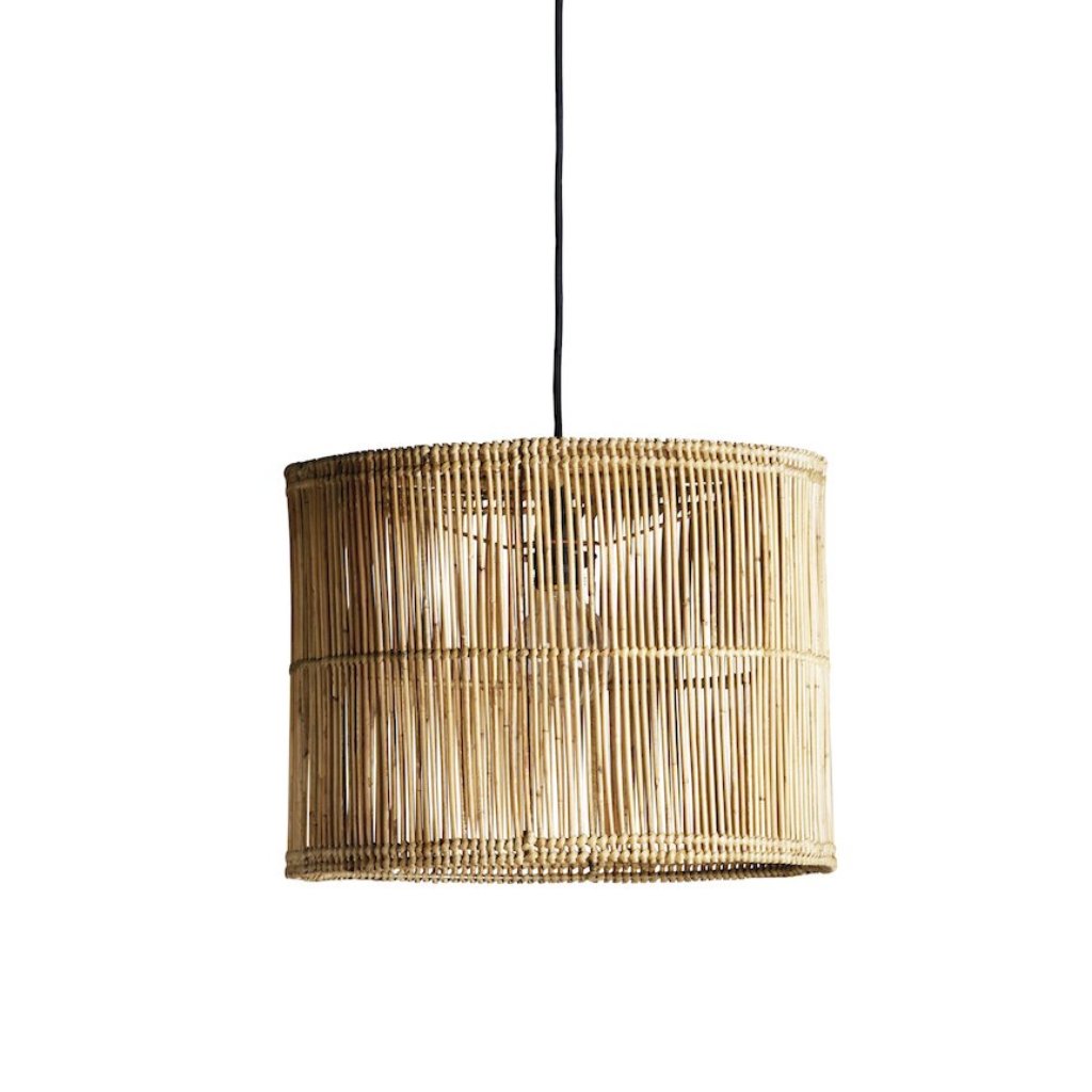 Round Rattan Lampshade - Design Vintage