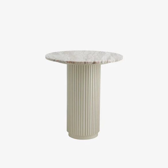Nord Ecru Cafe Table - Design Vintage