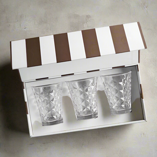 Boxed Set of Facet Tealights - Design Vintage