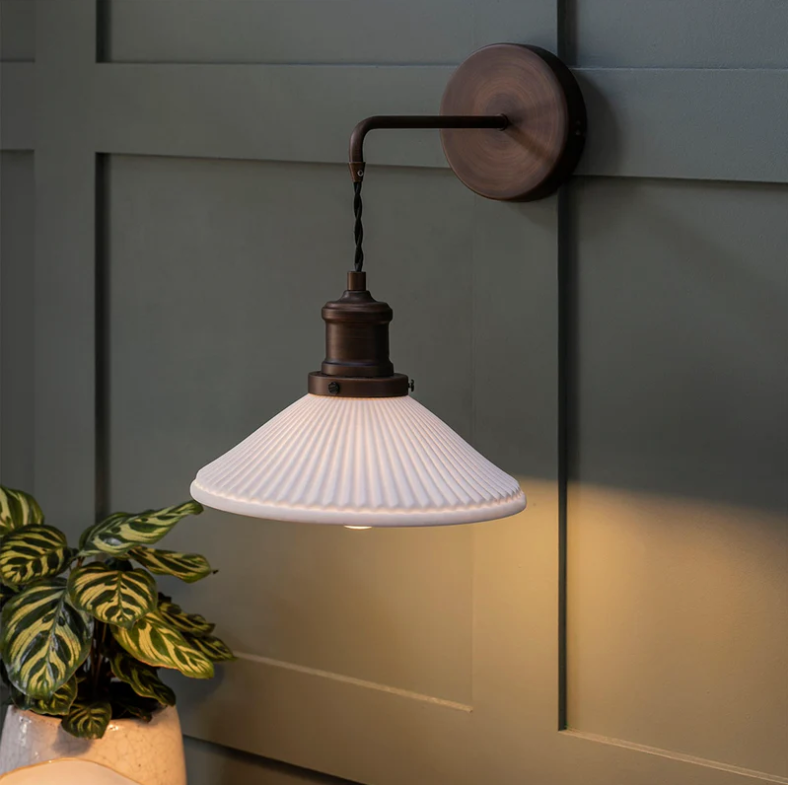 Ceramic Cone Wall Light - Design Vintage