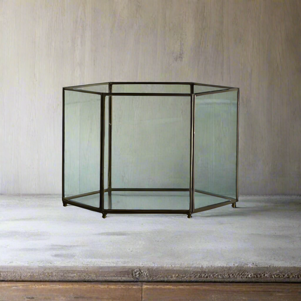 Hexagonal Open Lantern - Design Vintage