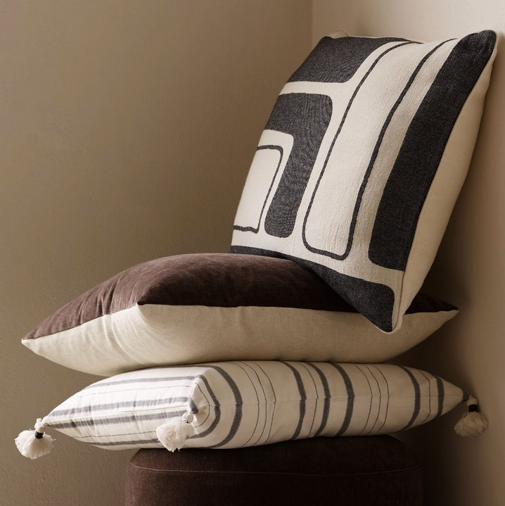 Mocha Velvet Cushion - Design Vintage