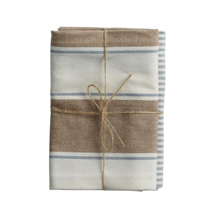 Set of Striped Tea Towels - Design Vintage