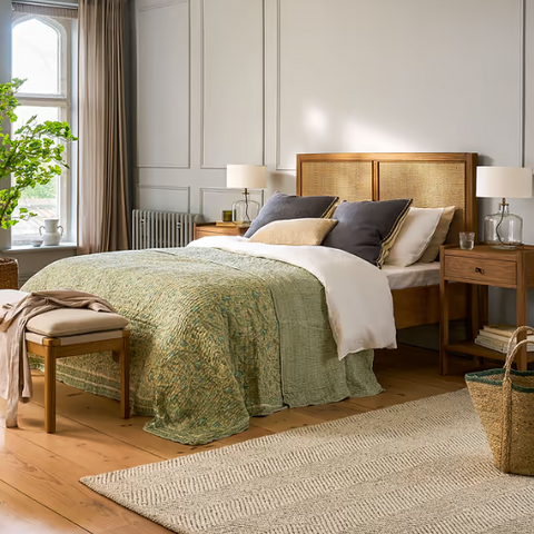 Handmade Bayur Wooden Bed