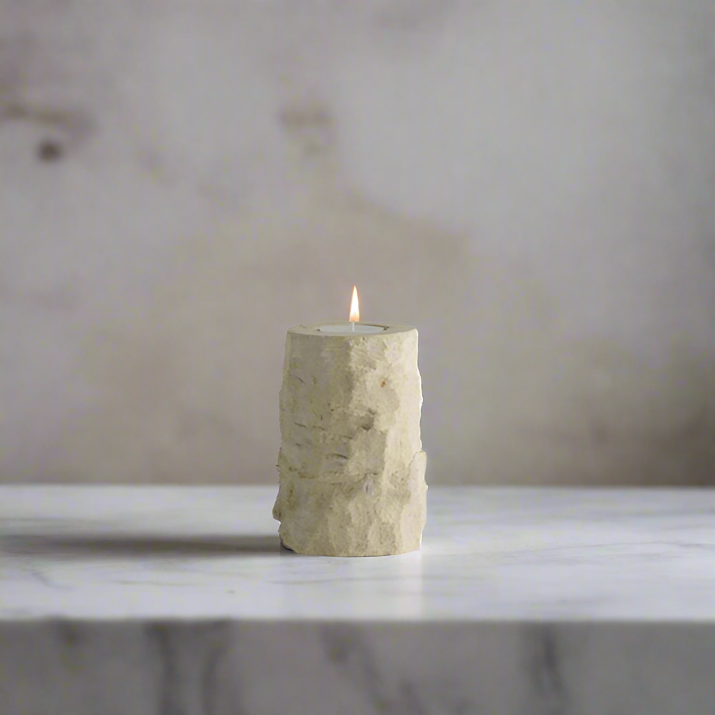 Sandstone Candleholder