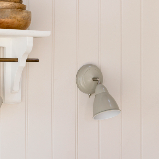 Clay Steel Wall Light
