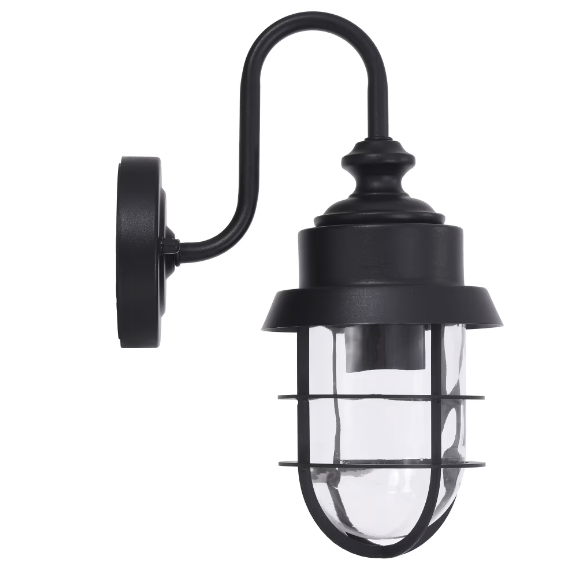 Black Outdoor Wall Light - Design Vintage