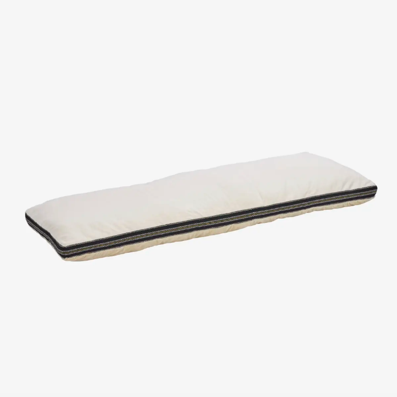 Ecru Velvet Mattress Cushion - Design Vintage