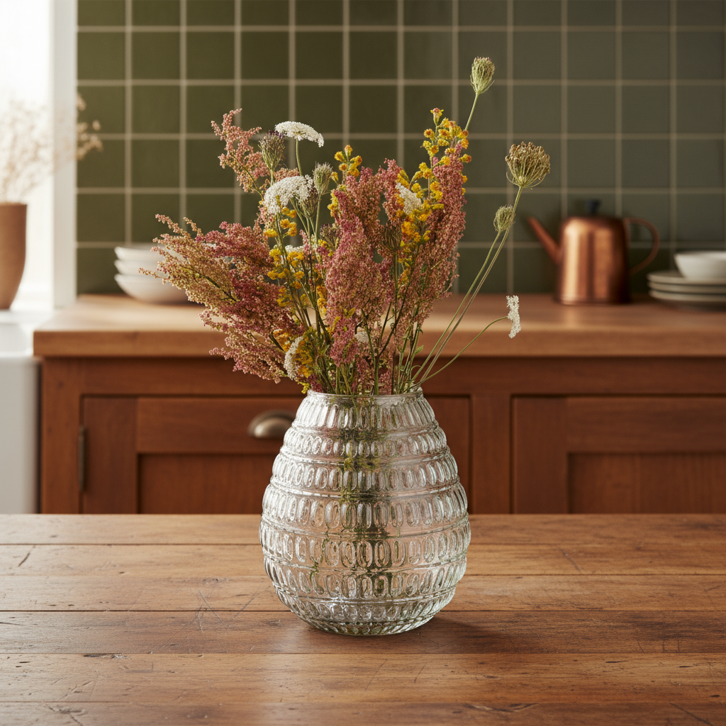 Bubble Glass Vase - Design Vintage