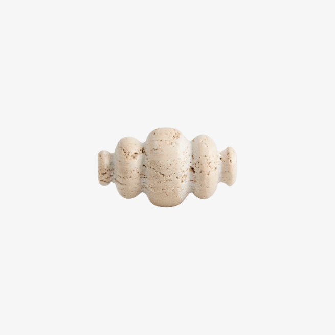 Ola Travertine Knob - Design Vintage