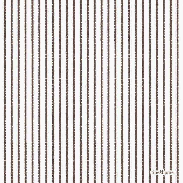 Mocha Stripe Napkins - Design Vintage