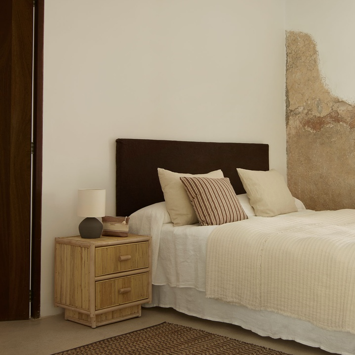 Mara Mocha Stripe Cushion