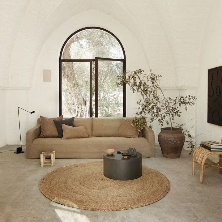 Natural Hemp & Jute Round Rugs - Design Vintage