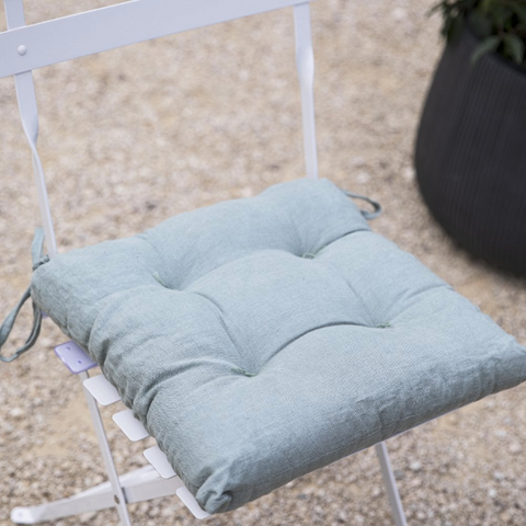 Sage Linen Seat Cushion